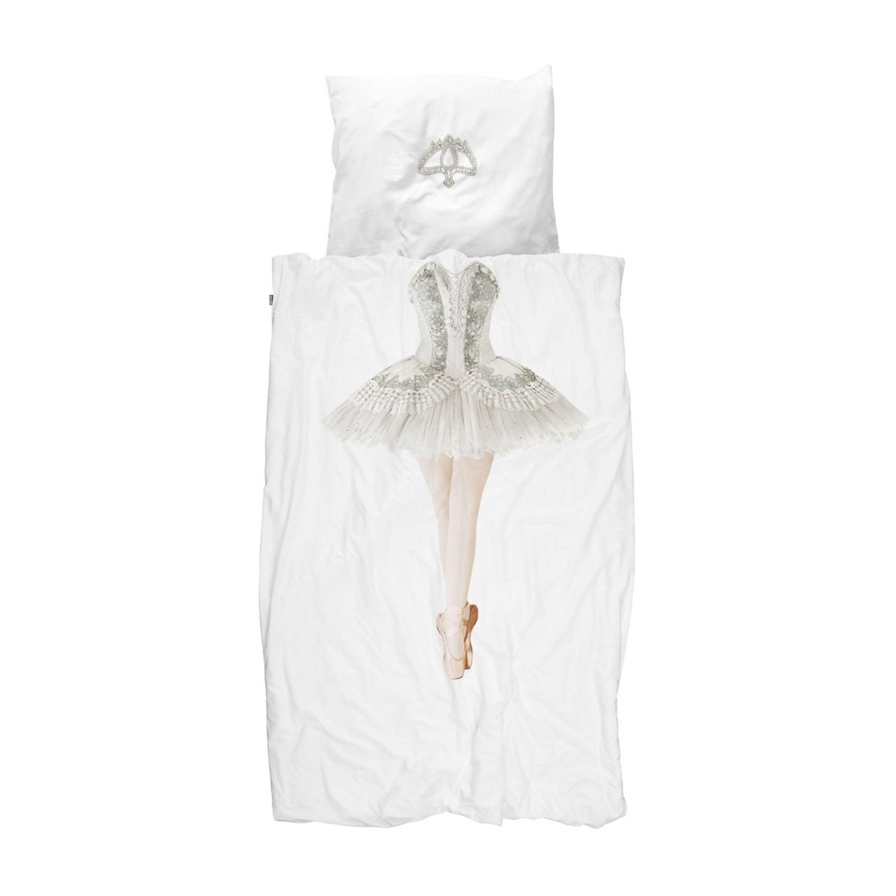 Snurk Ballerina Twin Size Duvet Cover and Sham set New in Original Packaging